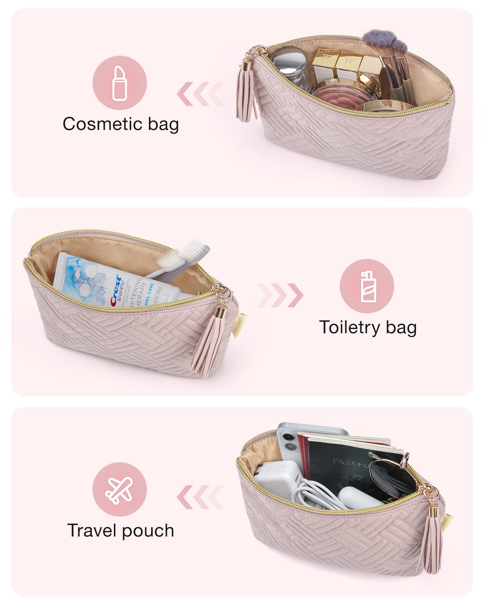 BAGSMART sac cosmétique cadeau ideal: parfait pour offrir et voyager.