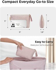 BAGSMART sac cosmétique detail tassel design: style moderne et touche premium.