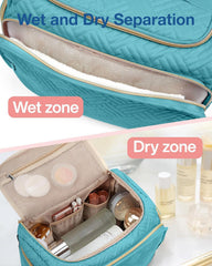 BAGSMART sac de maquillage voyage, accès rapide et rangement organisé.
