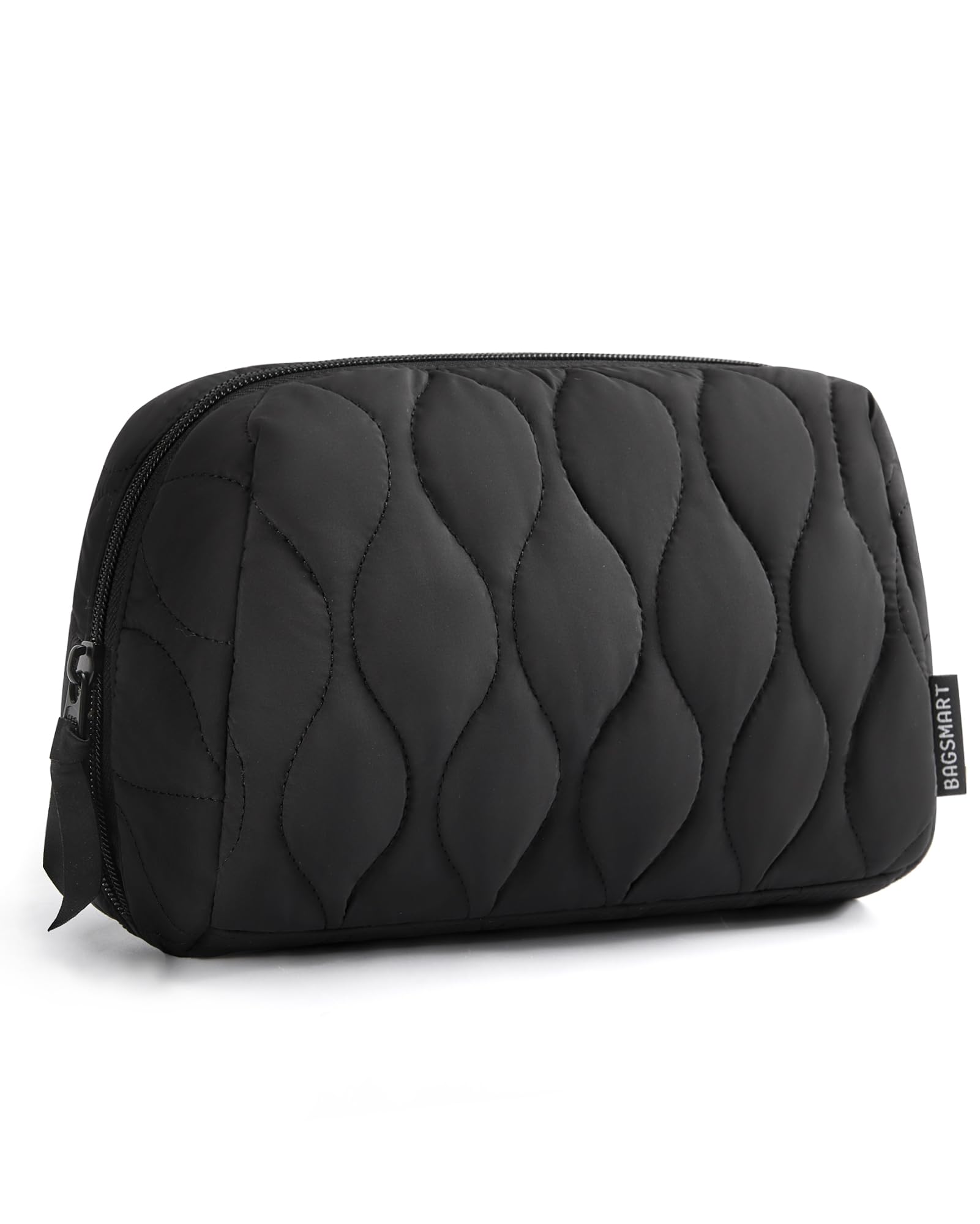 BAGSMART sac maquillage avec grande ouverture pour accès rapide.
