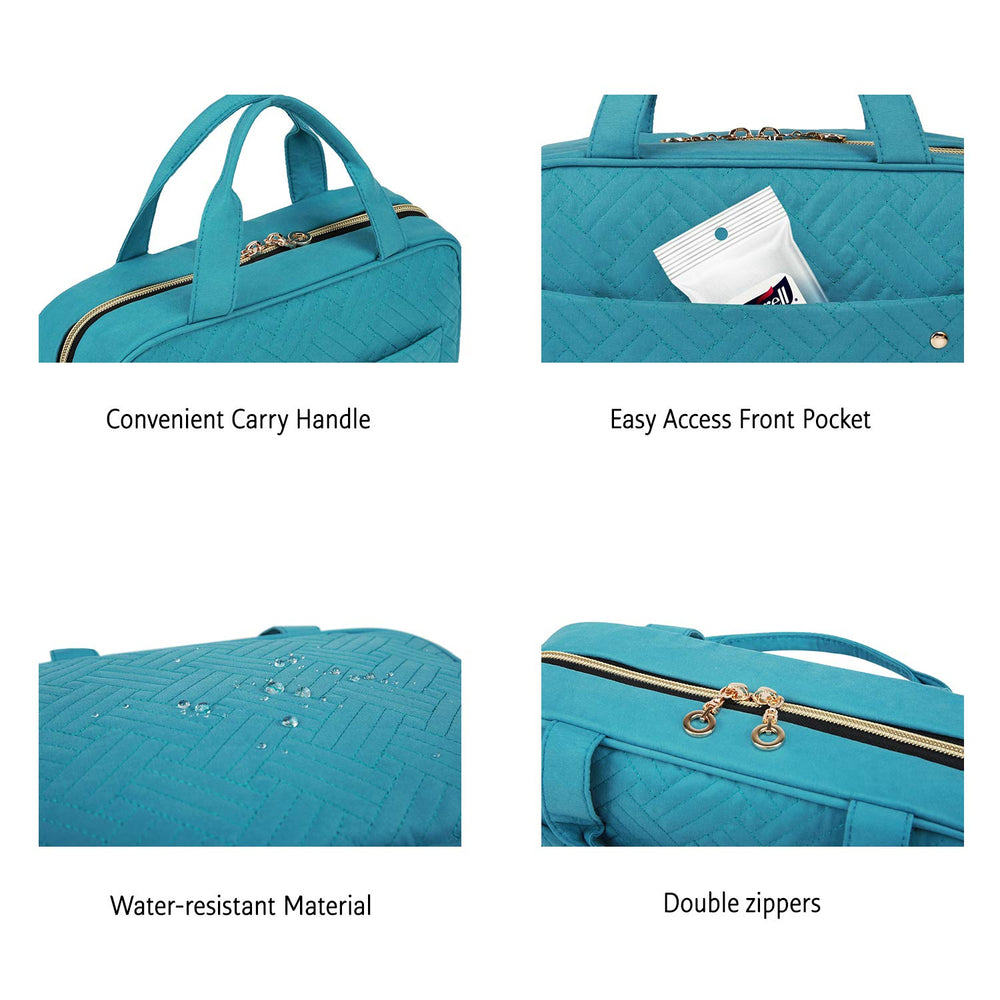 BAGSMART sac de toilette résistant à l'eau pour voyages en toute confiance.