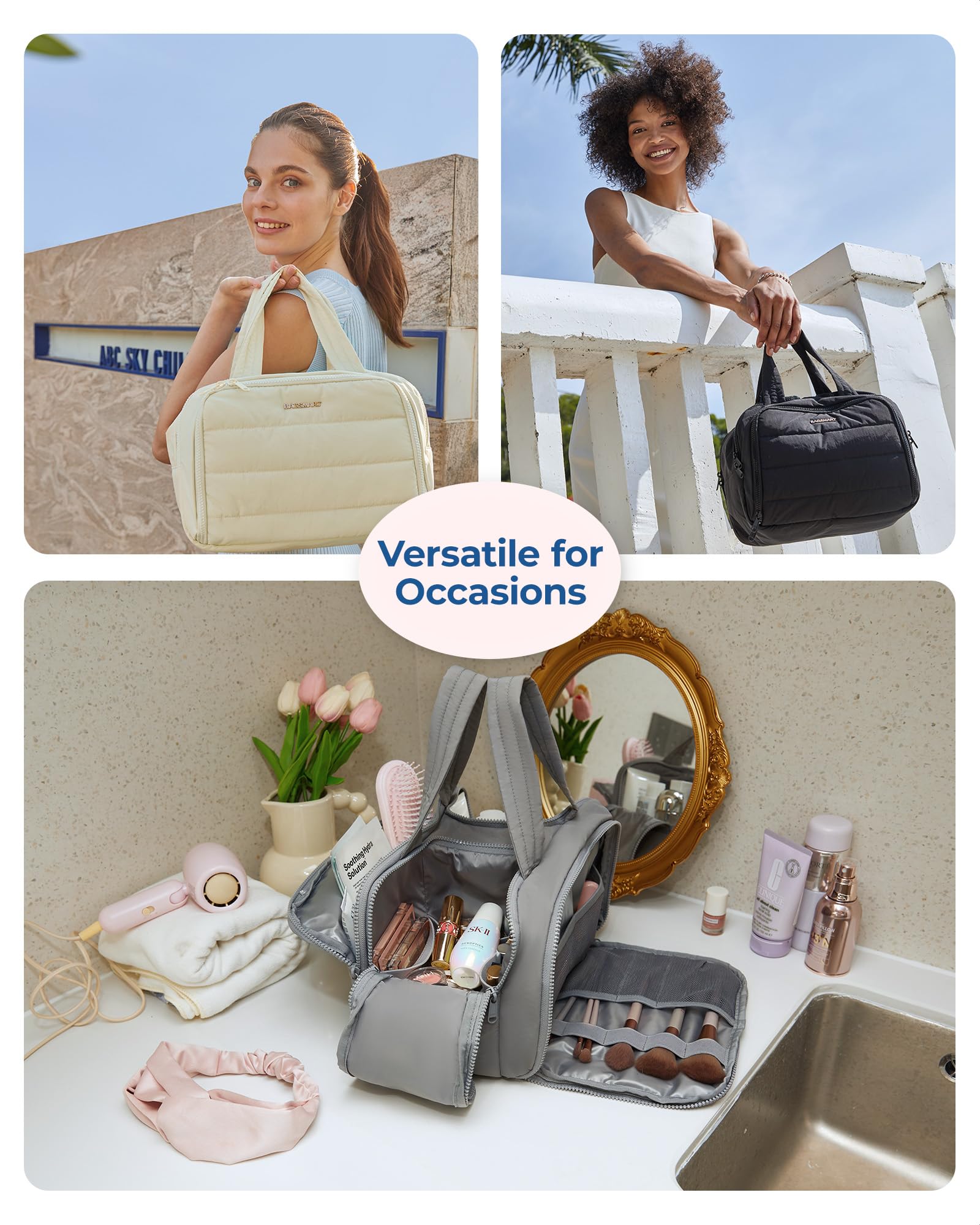 Conception rembourrée BAGSMART polyvalente pour voyage, sport ou domicile.