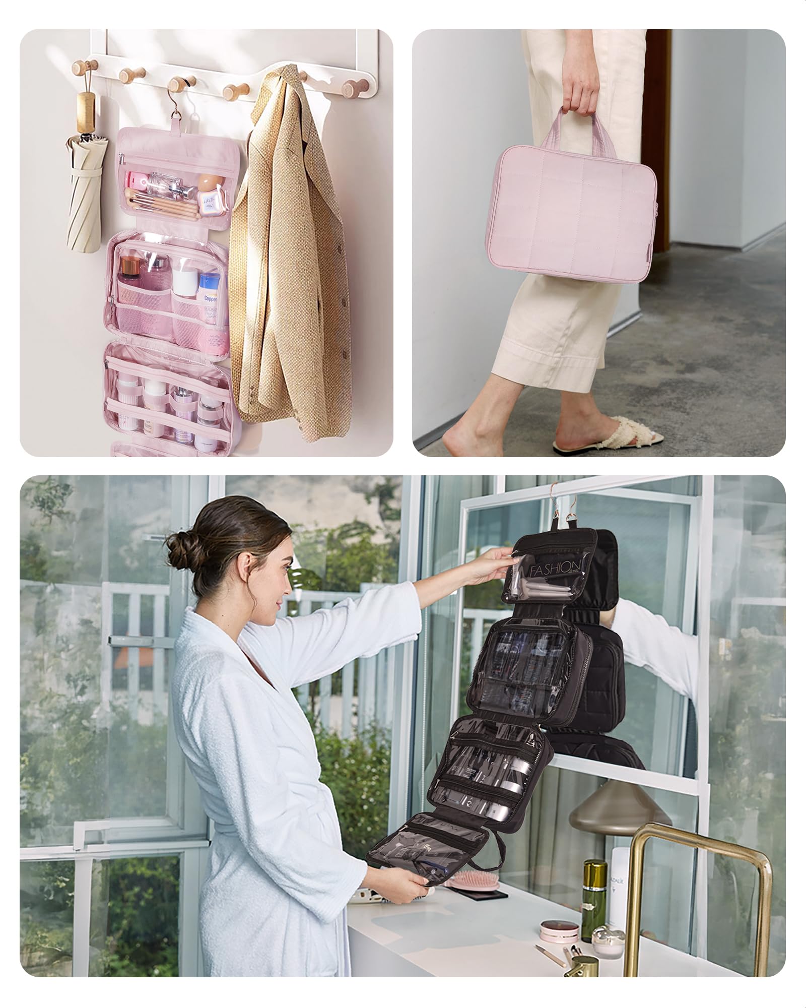 BAGSMART sac-toilette voyage essentiels-voyage, compagnon pratique pour déplacements.