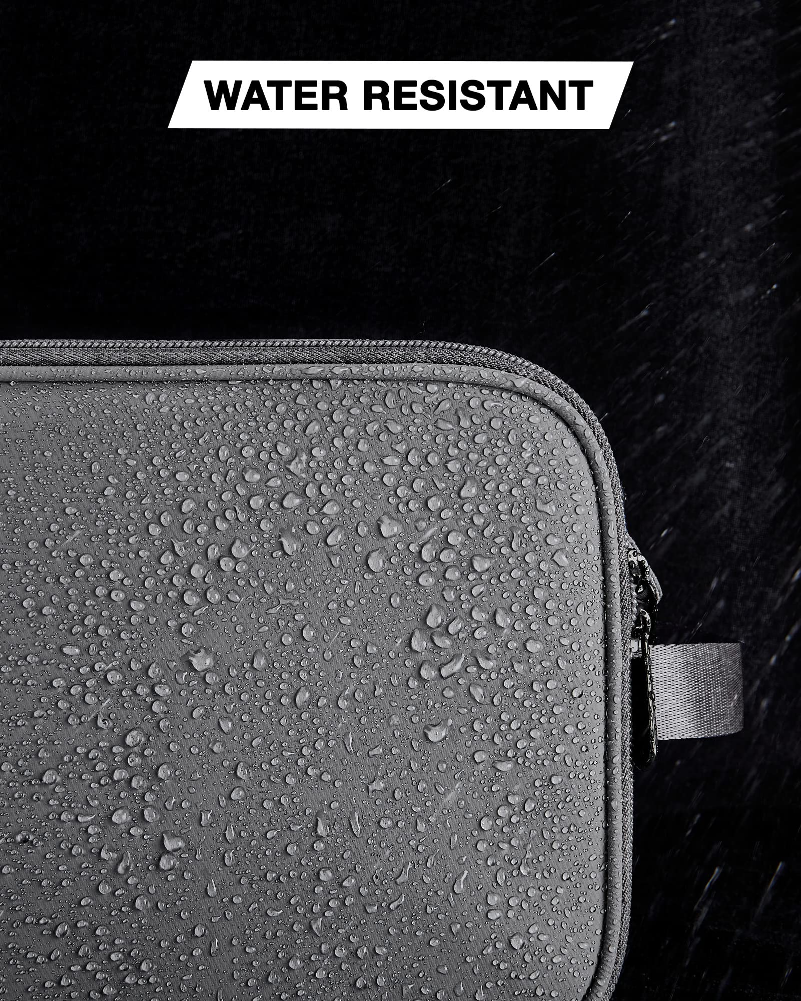BAGSMART sac de toilette étanche, facile à nettoyer et prêt pour les voyages.
