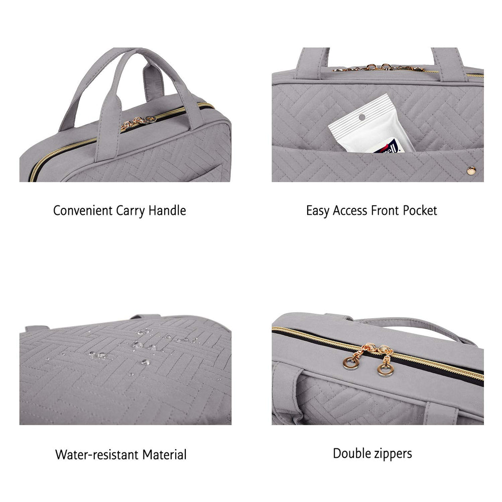 BAGSMART Trousse de toilette avec anse, portable lors des déplacements.