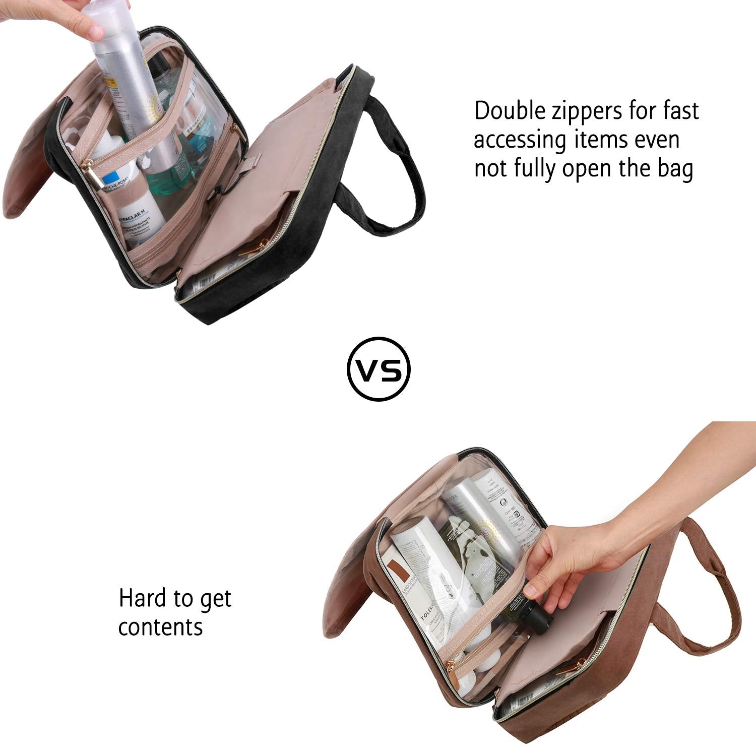Trousse BAGSMART idéale pour les voyages en famille et les activités quotidiennes