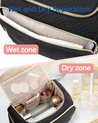 BAGSMART Trousse étanche en PVC, séparation mouillé et sec pratique
