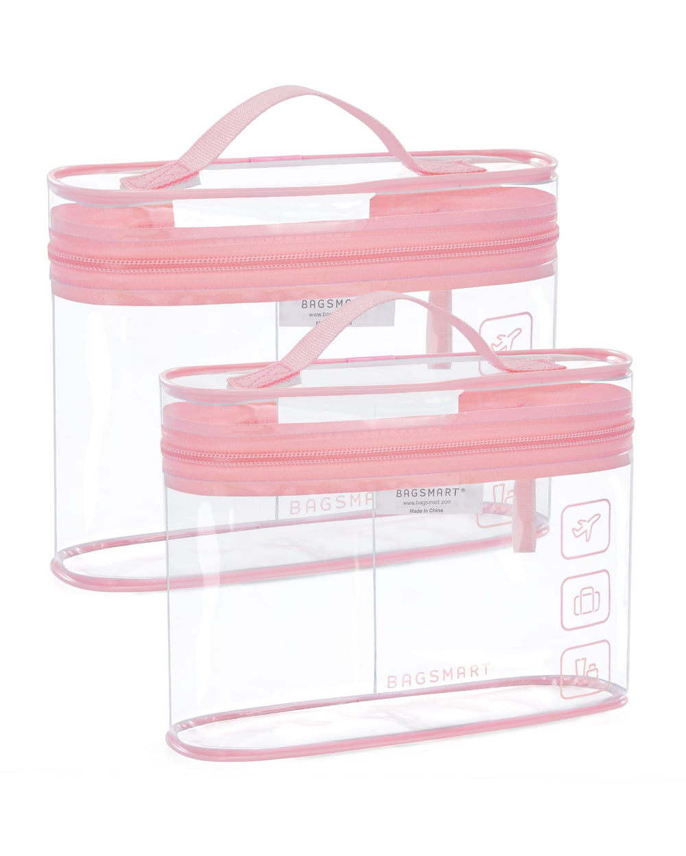 BAGSMART trousse de toilette ouverture-180-degres pour un accès rapide en voyage.