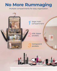 Trousse BAGSMART maquillage, capacité généreuse pour transporter tous vos produits beauté.