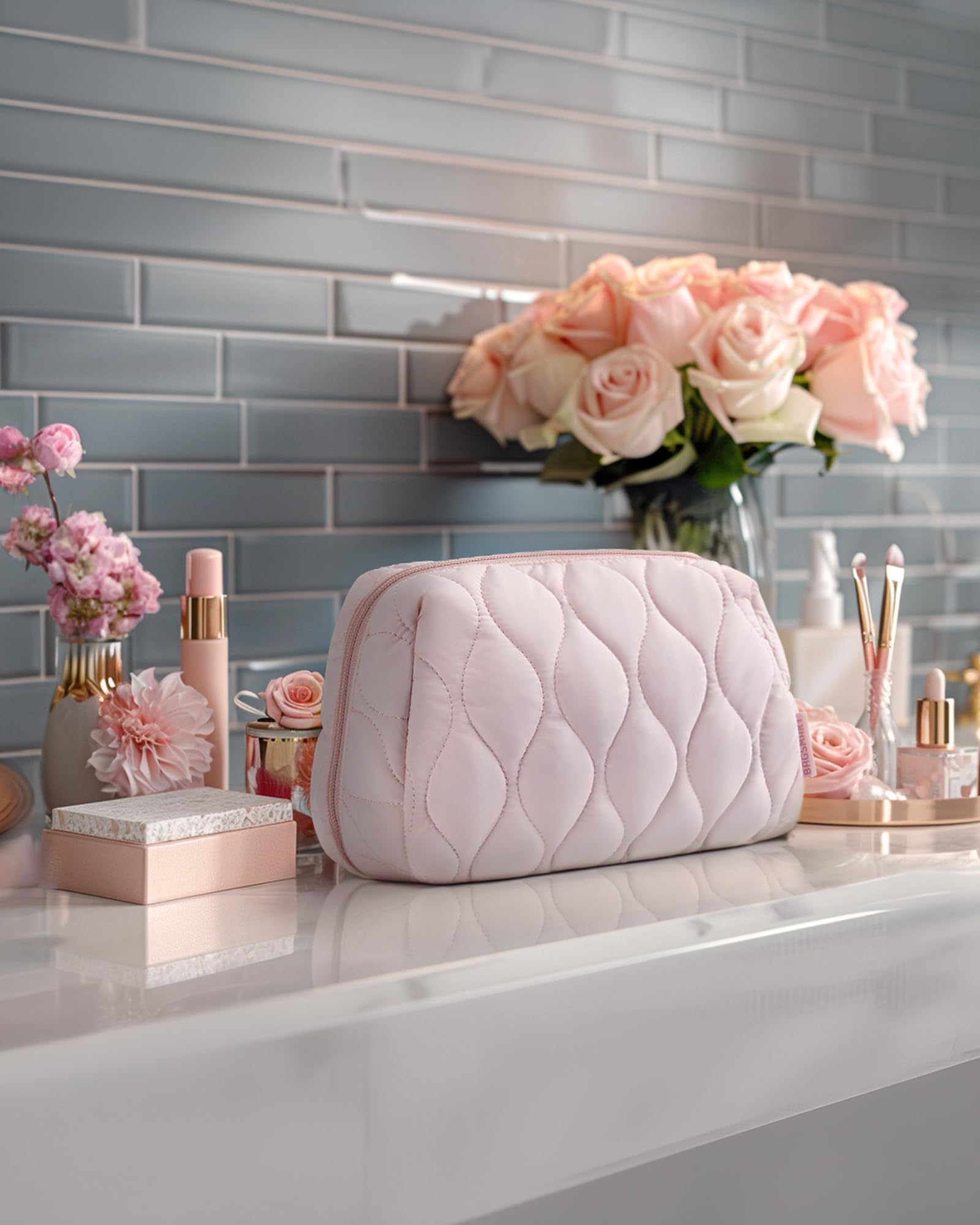 Bagsmart Trousse Maquillage idée cadeau, design élégant et pratique