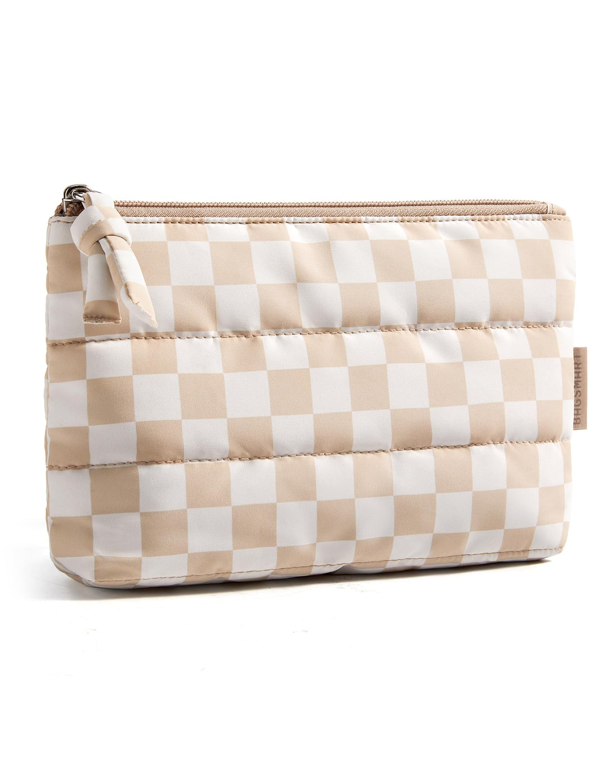 Trousse BAGSMART maquillage pelucheuse avec zip charme prête à voyager léger.