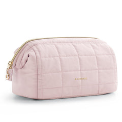 BAGSMART Trousse maquillage voyage avec ouverture large pour un accès rapide.