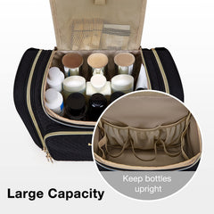 BAGSMART trousse toilette avec anse détachable pour transporter facilement.