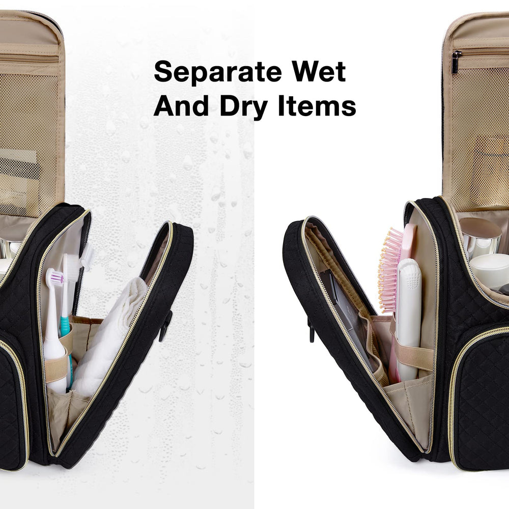 BAGSMART trousse toilette crochet 360° pratique pour suspendre.