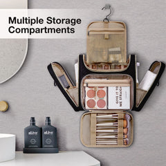 BAGSMART trousse toilette organisation 6 poches pour plus d'ordre.
