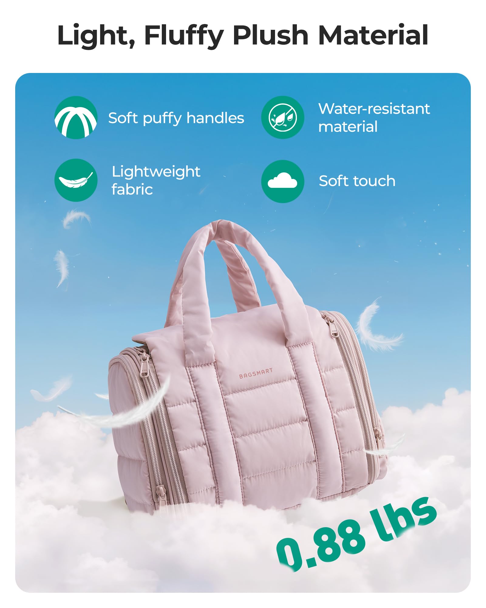 Poche top BAGSMART pour bijoux et objets faciles d'accès