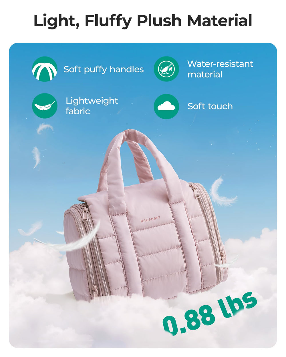 Poche top BAGSMART pour bijoux et objets faciles d'accès