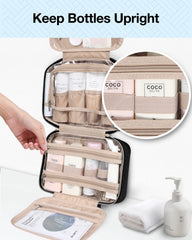 Trousse BAGSMART avec sac transparent TSA pour un contrôle aéroportuaire facilité.