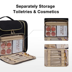 BAGSMART trousse toilette tissu imperméable protège vos produits.