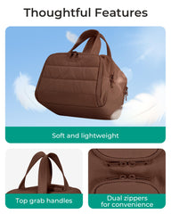 BAGSMART Trousse Puffy tissu Taslan doux et agréable