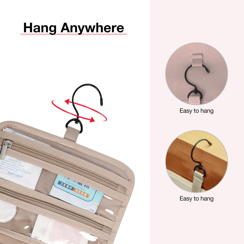 Utilisation en voyage de BAGSMART Trousse de toilette suspendue