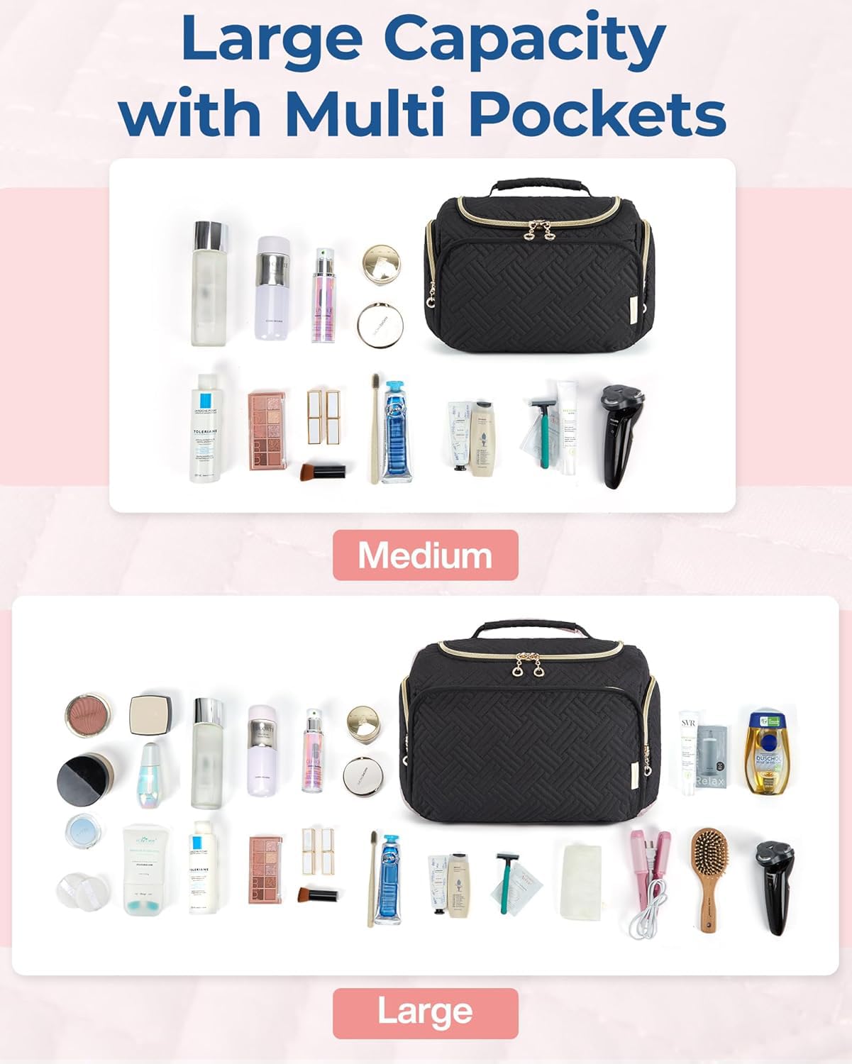 Trousse BAGSMART avec poignée pour transporter facilement