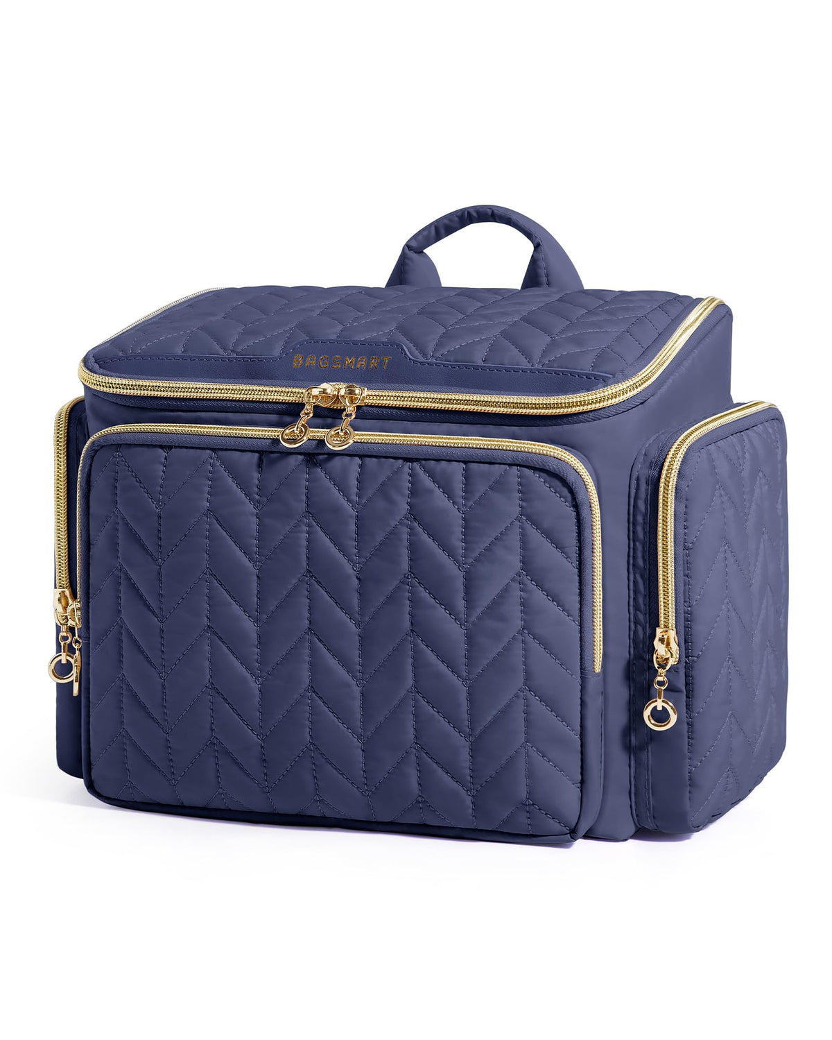 BAGSMART trousse de toilette voyage: grande ouverture et poignée pour acces rapide