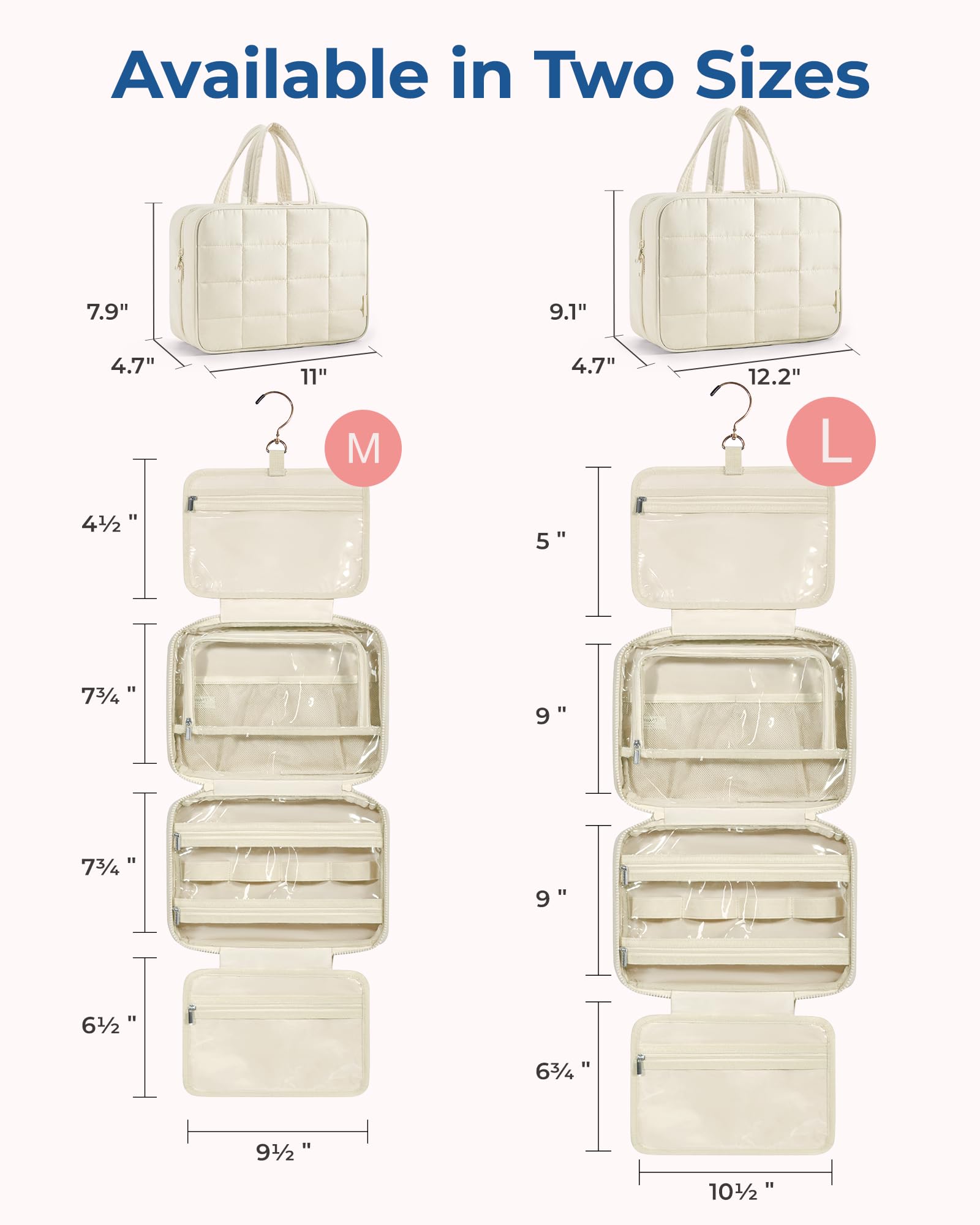 Trousse BAGSMART fermetures doubles pour accès rapide