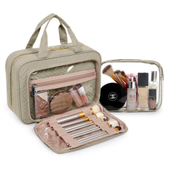 Trousse BAGSMART transparente conforme TSA, vérification rapide lors de l'aéroport.
