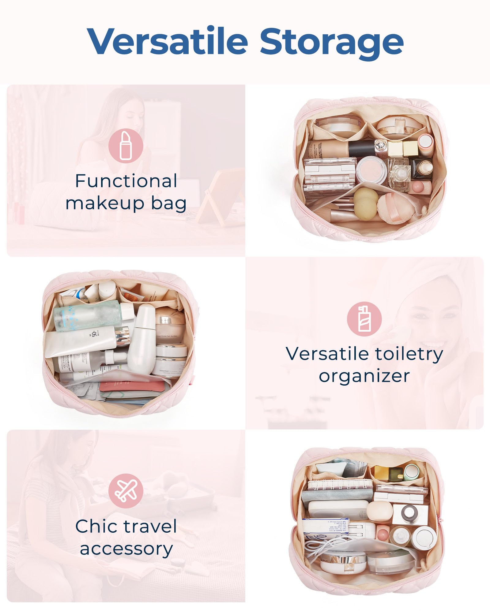 BAGSMART utilisation polyvalente pour voyage et organisation quotidienne.