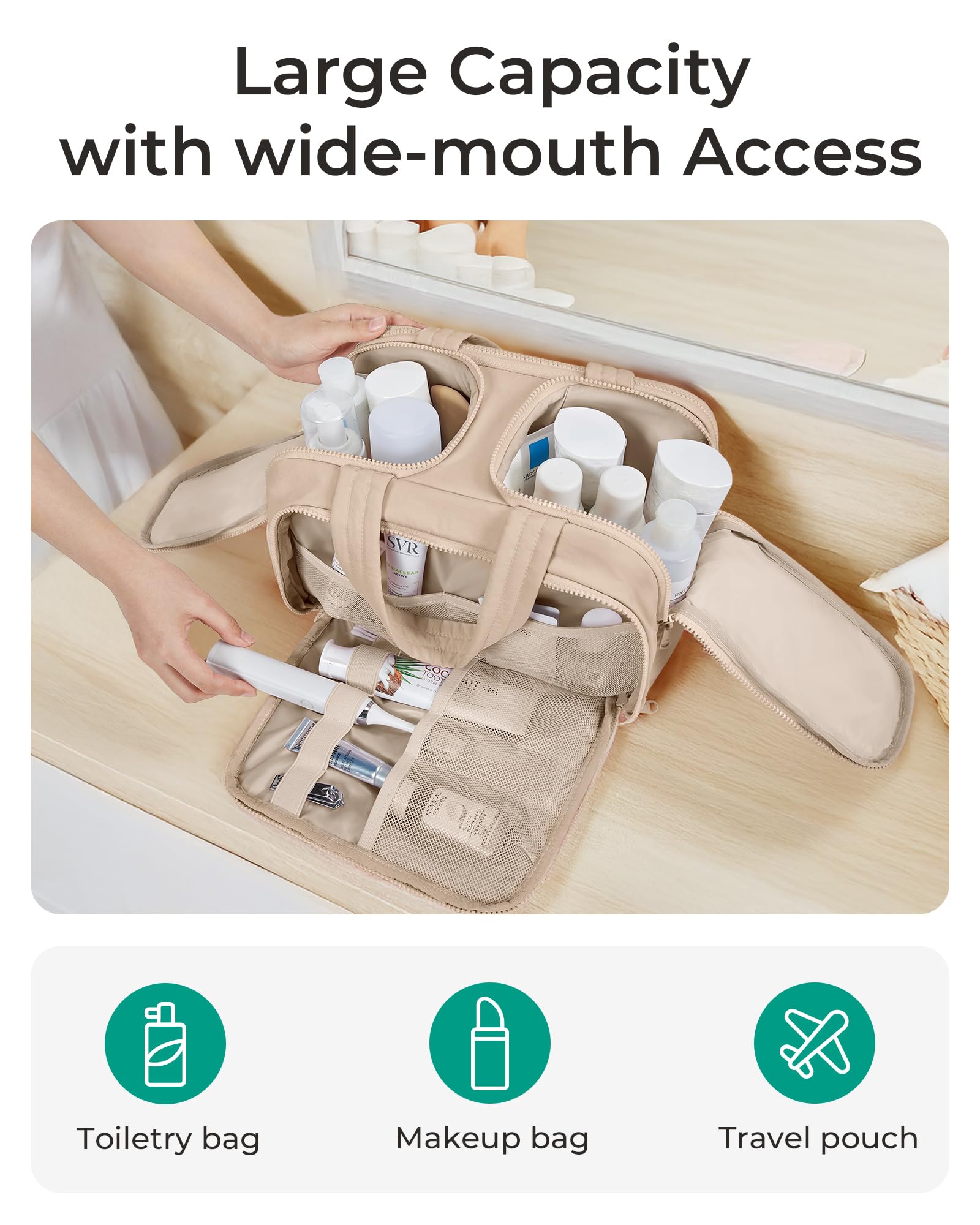 BAGSMART usage voyage et bureau, polyvalent pour vos routines.