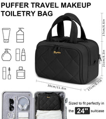 Bagstellar sacoche toilette voyage, séparation humide et sèche pratique.