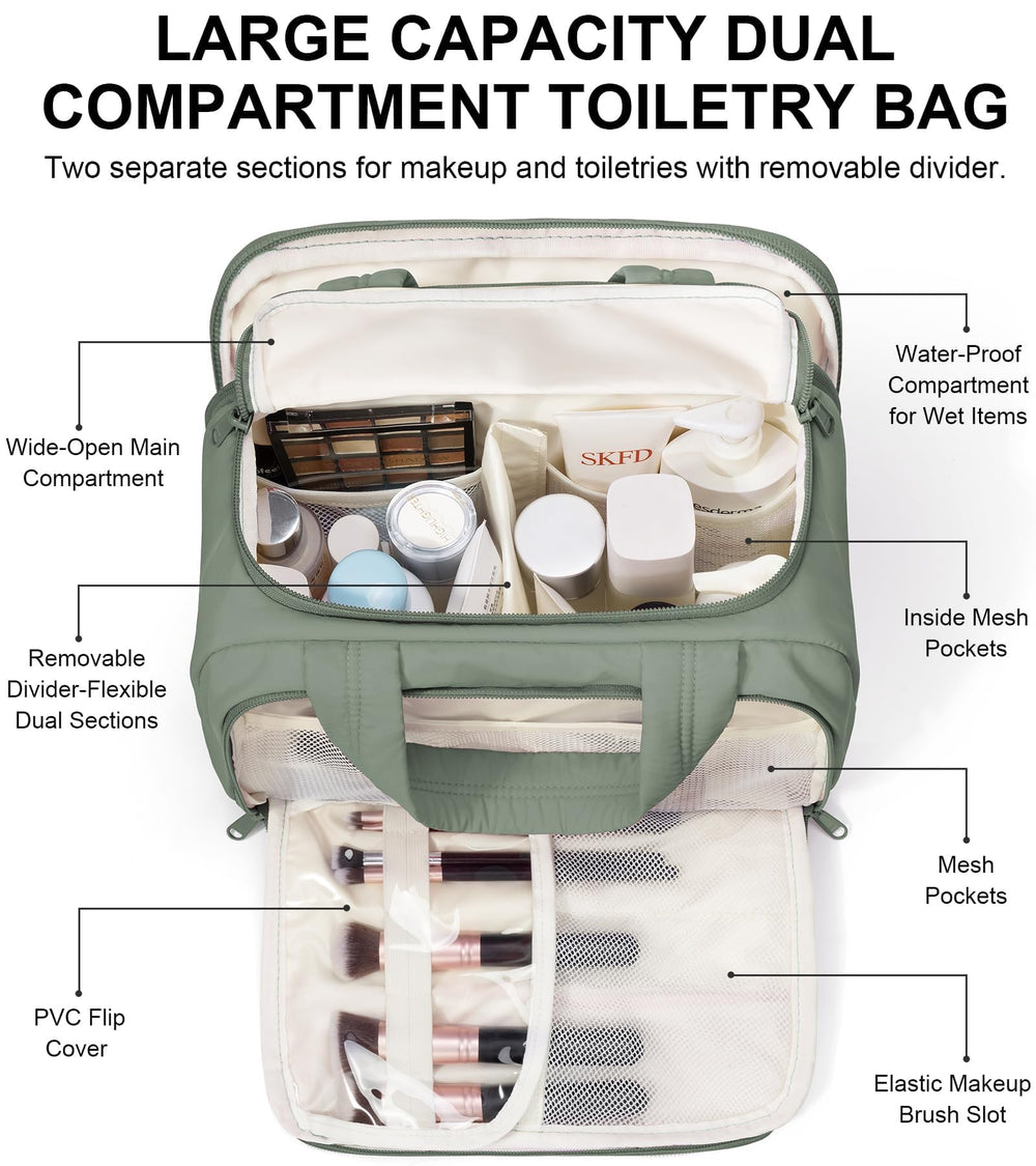 Bagstellar Trousse voyage multiples-rangements — organisation claire avec compartiments sécurisés.