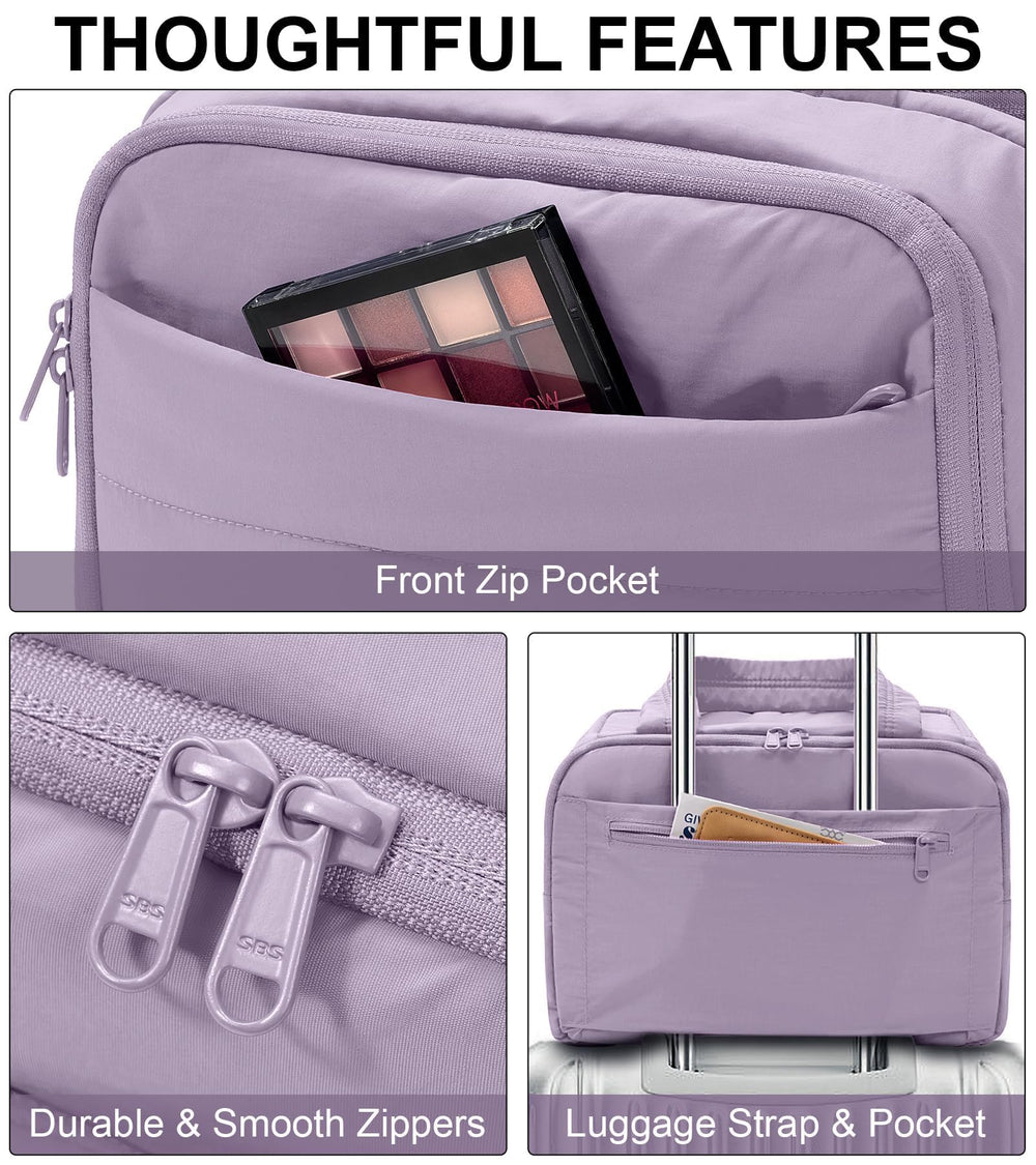 Bagstellar utilisation quotidienne et voyage, idéal pour maquillage et soins.