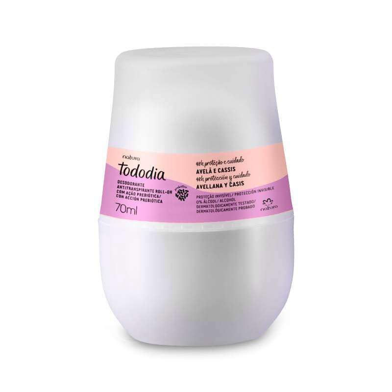 Bagues Natura Tododia bille noisette cassis, protection 48h et hydratation immédiate.