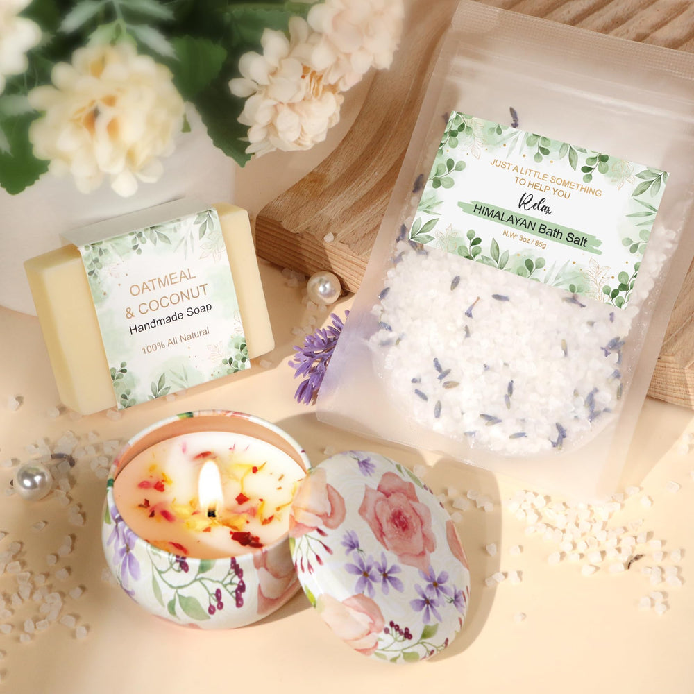 Baicai sel de bain Himalaya libérant une senteur lavande relaxante