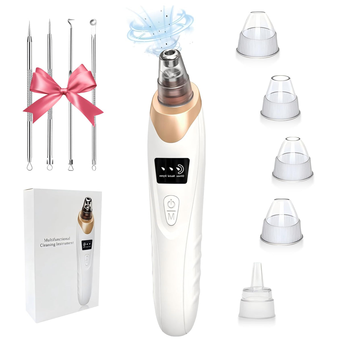 BAIIKO aspirateur comédons professionnel pour une peau plus nette.