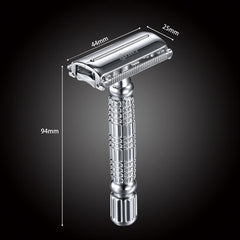 BAILI rasoir en alliage zinc chrome offre durabilité et contrôle.