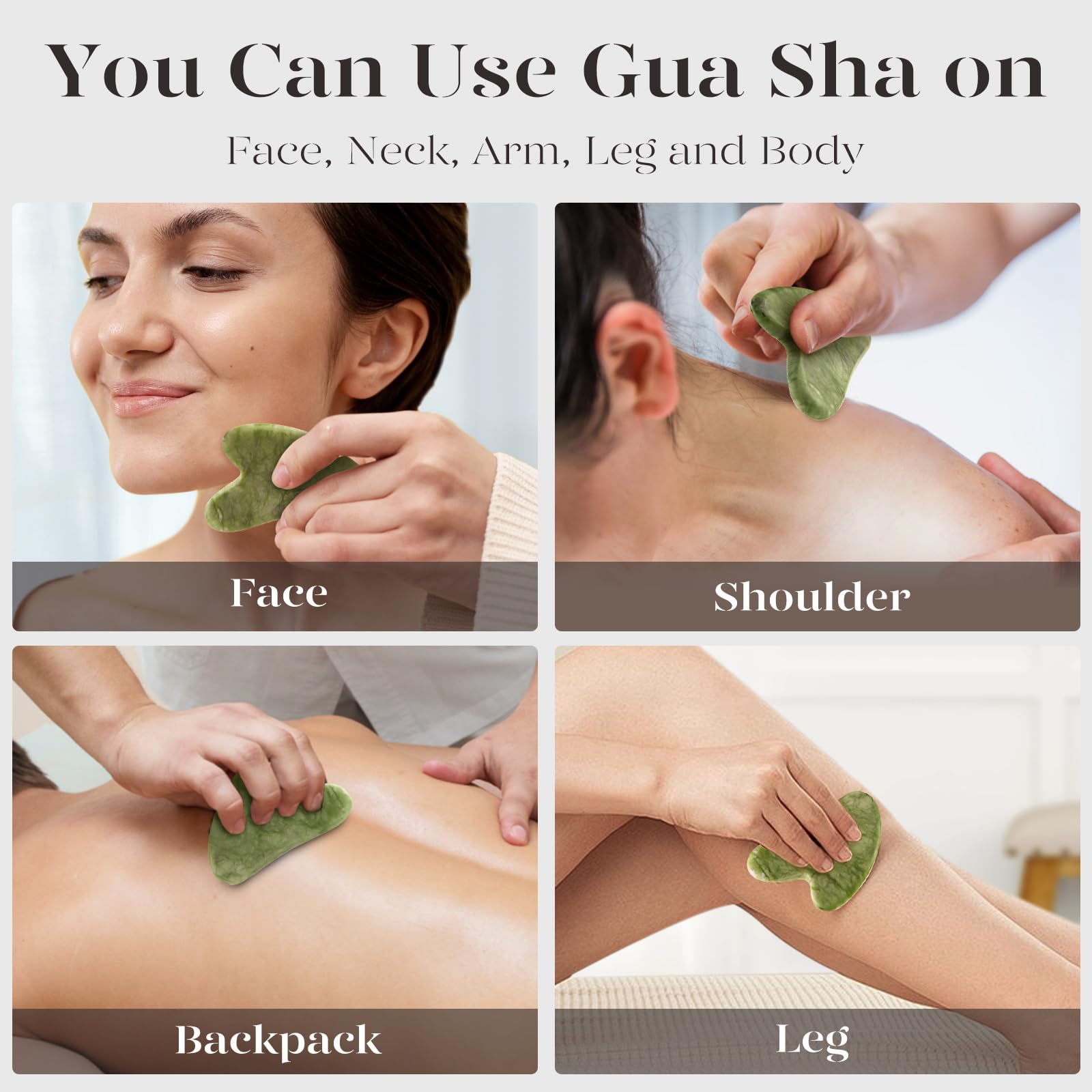 BAIMEI IcyMe Gua Sha dans son emballage cadeau élégant.