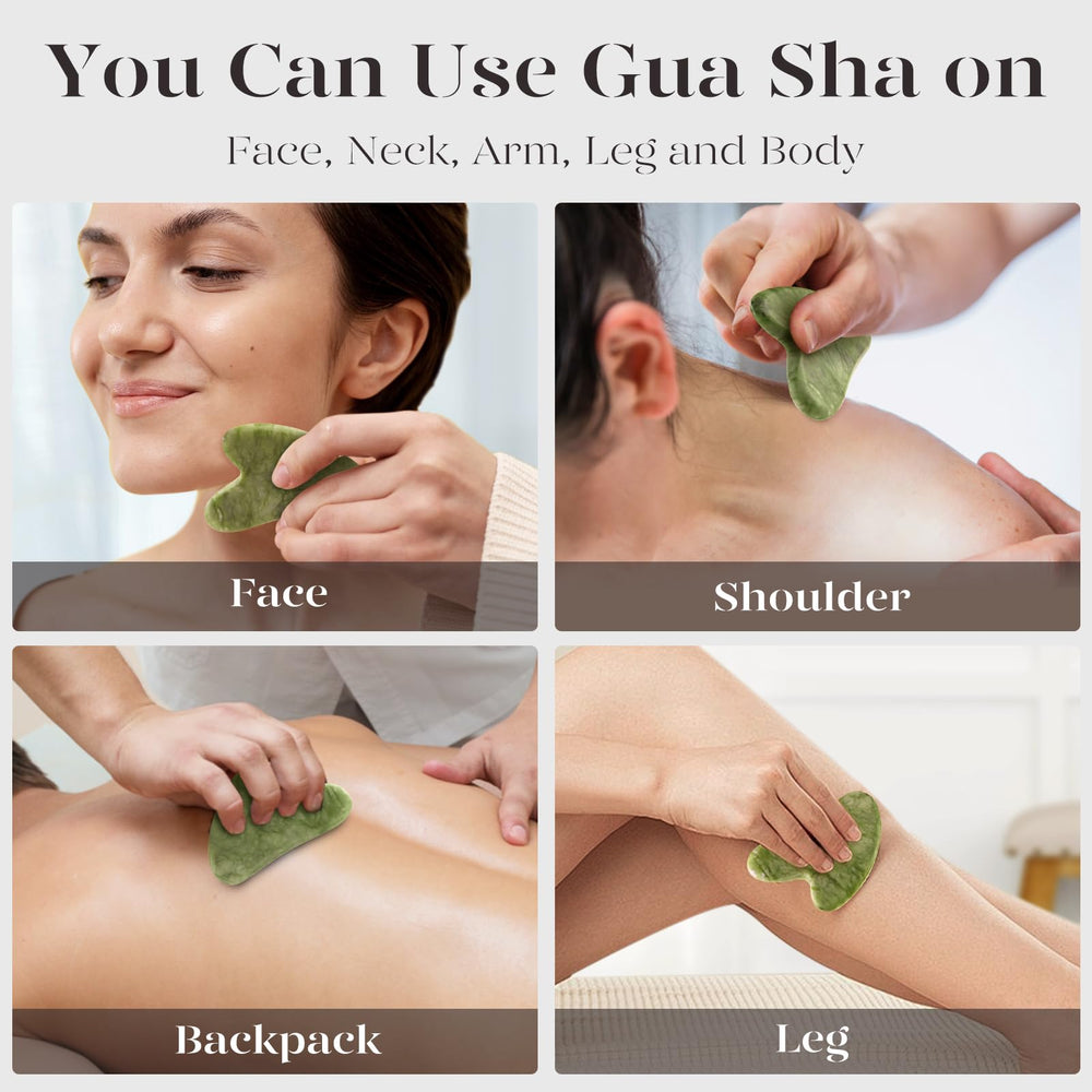 BAIMEI IcyMe Gua Sha dans son emballage cadeau élégant.