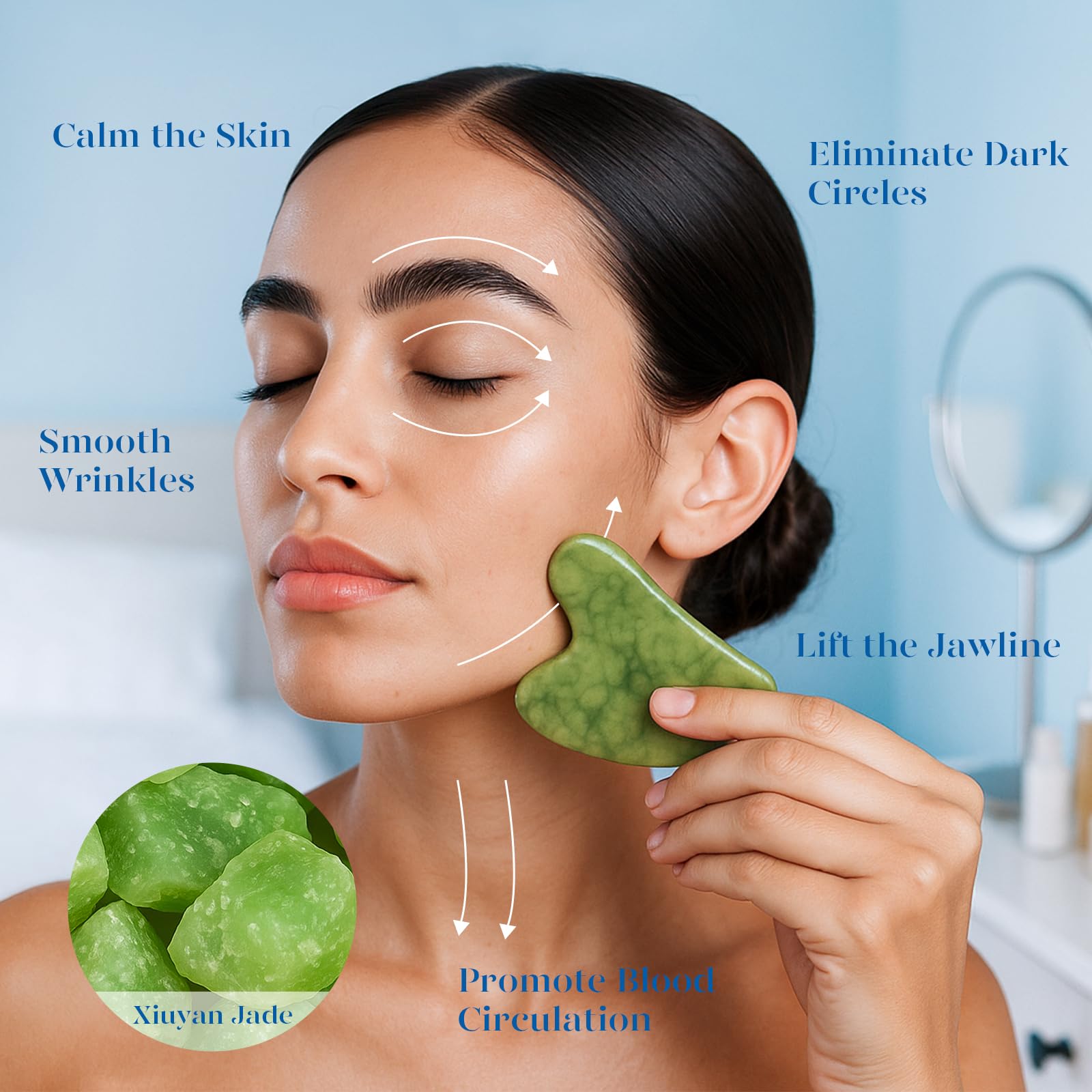 Baimei IcyMe stimulation circulation visage: sensation de fraîcheur durable.