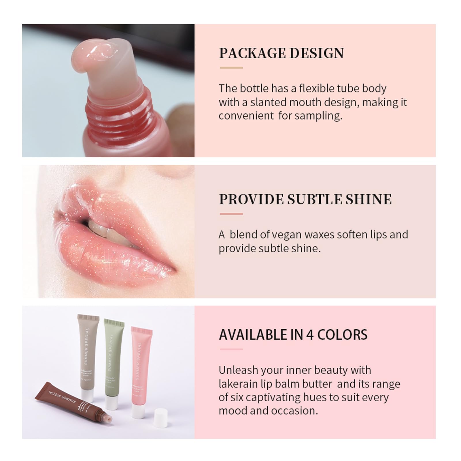 BAISEN DIARY beurre-karité nourrissant pour lèvres confortables.
