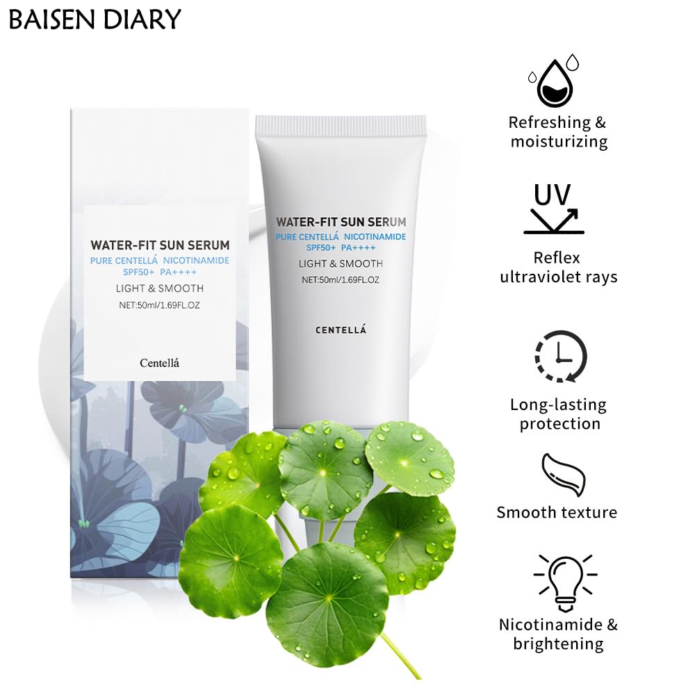 BAISEN DIARY Centella: peau imperceptible apres application