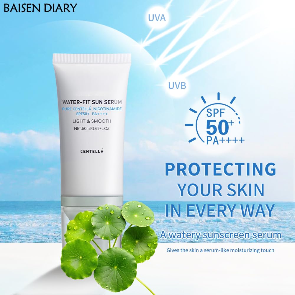 BAISEN DIARY Centella: texture soyeuse facilitant l application