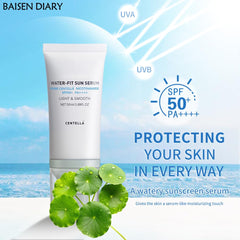 BAISEN DIARY Centella: texture soyeuse facilitant l application