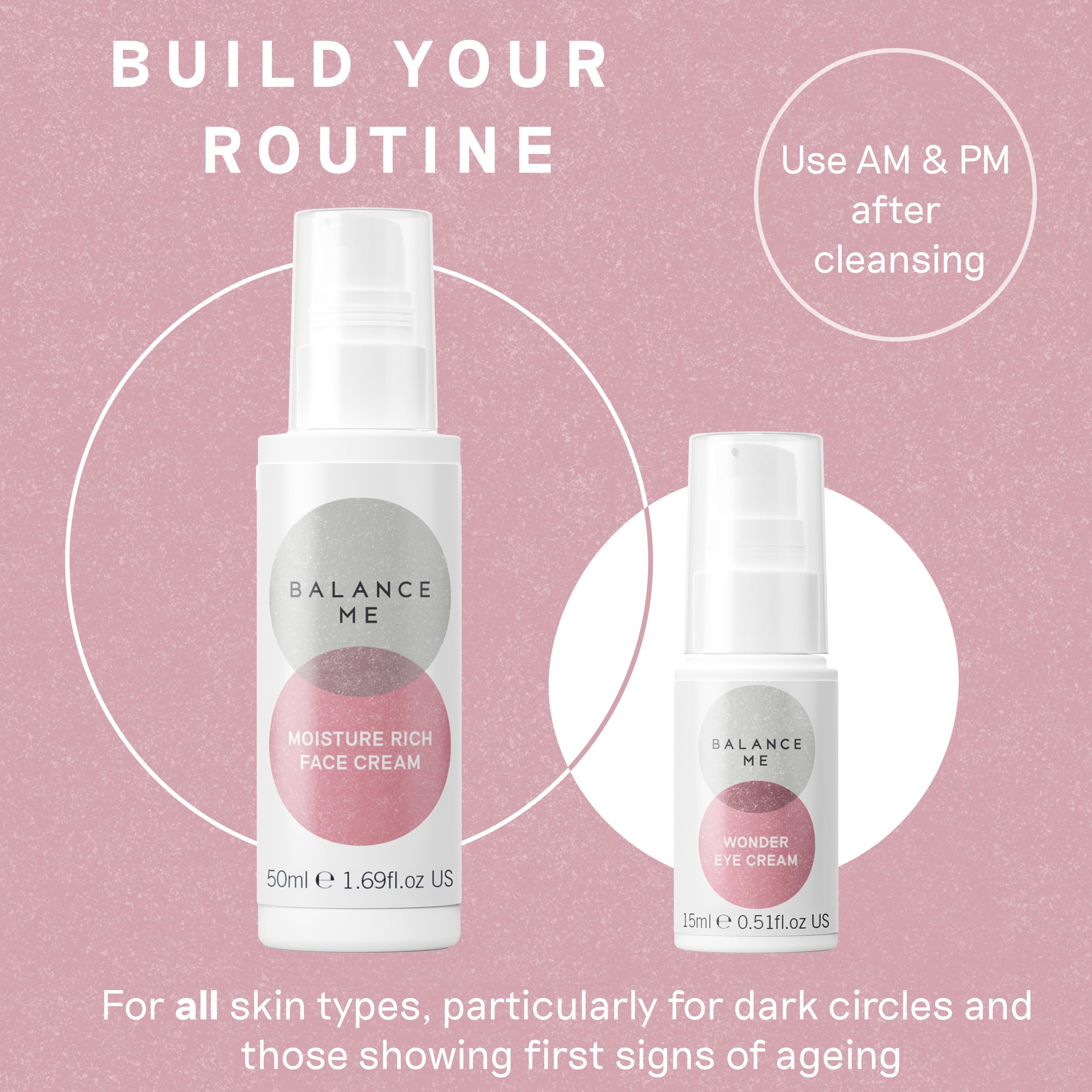 Balance Me Wonder Eye Cream — peut être porté sous le maquillage pour un regard lumineux
