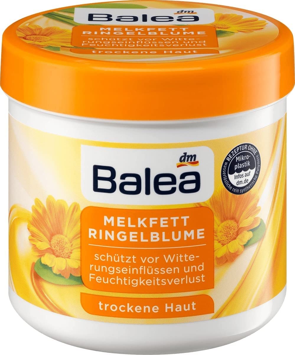 Balea Lait Gras au Souci – bouteille prête à nourrir la peau sèche au quotidien.