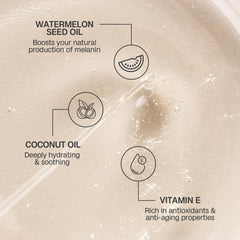 Watermelon Bali Body – huile bronzante pour nourrir la peau et accélérer le bronzage.