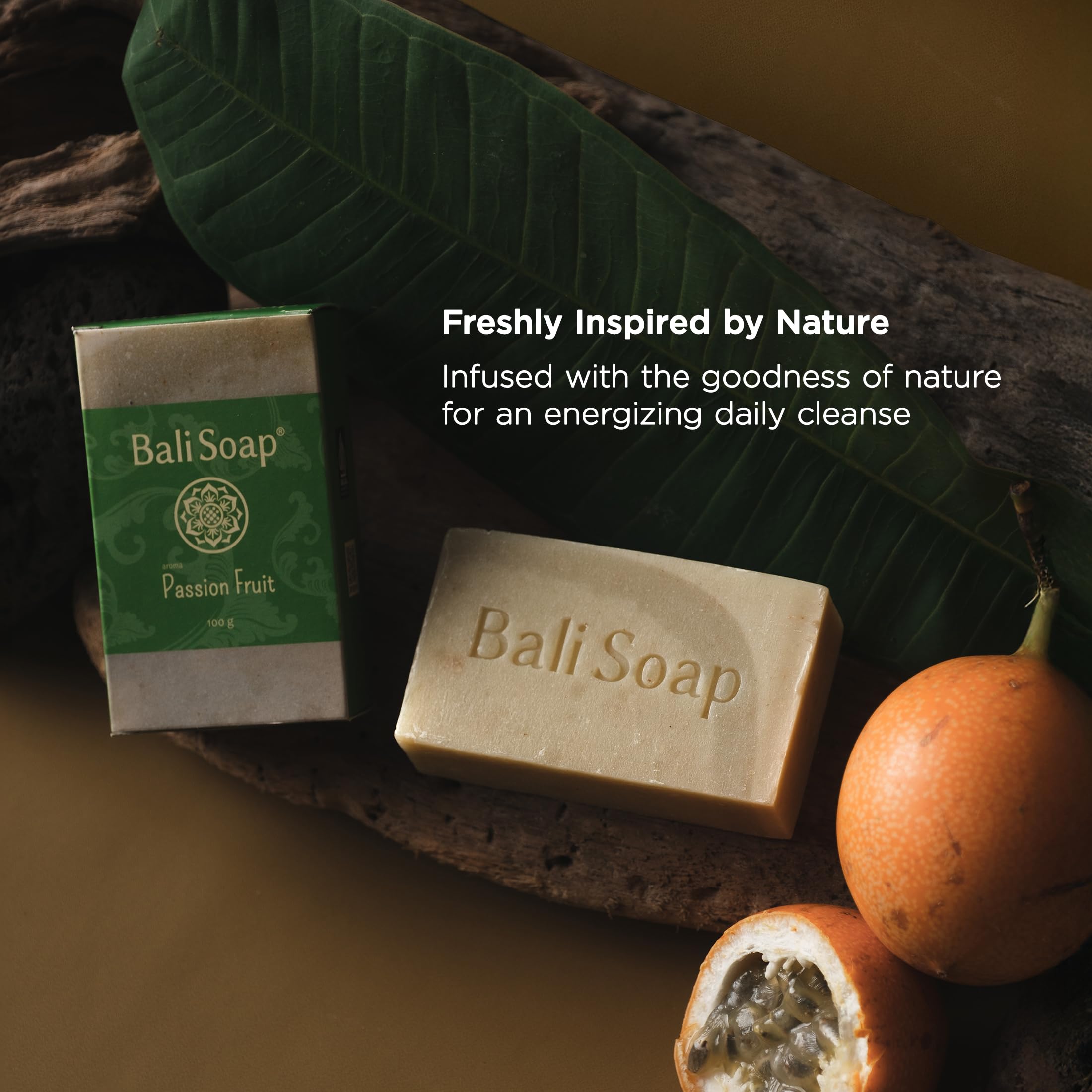 Savon Bali Soap Coco et Palmes, hydratation nourrissante pour le corps.