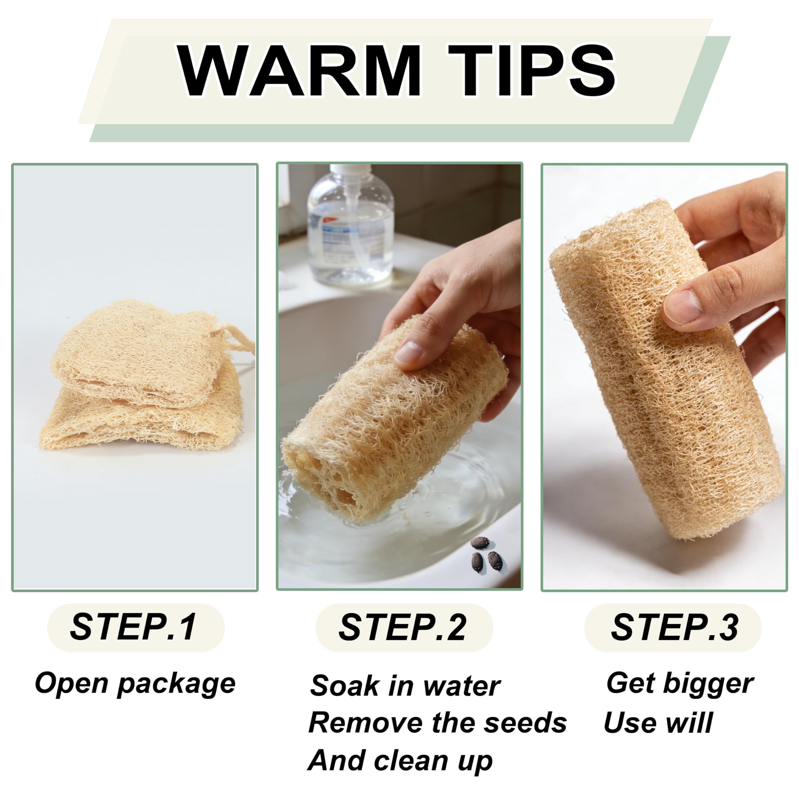 Balifeel Éponge Loofah – cadeau idéal pour une routine bien-être
